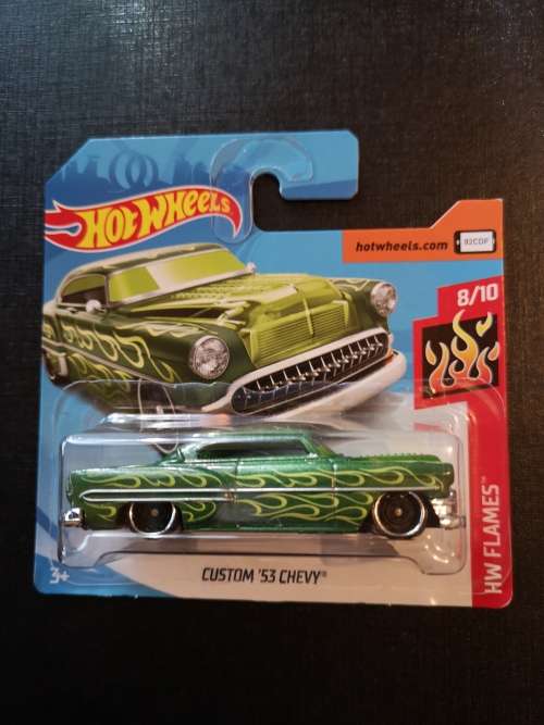 Hot Wheels - Custom 53 Chevy - Flames - 2018